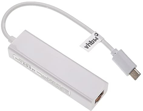 vhbw USB Typ C auf RJ45 Adapter für Notebook