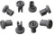 Paxanpax PLD141 Upper Basket Wheel Compatible for AEG, Arthur Martin, Electrolux, Privileg, Rex, Zanussi ZDT6255, JLDWW1201, ESL6115, ZSF6128, ZSF6120 Type Grey (Pack of 8)