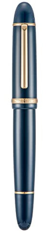 Jinhao X159 Extra Fine Nib Fountain Pen, Blue with Golden Clip Acrylic Big Size Writing Pen