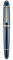 erofa Jinhao X159 Füllfederhalter, extra feine Spitze, Blau mit goldenem Clip, Acryl, große Größe