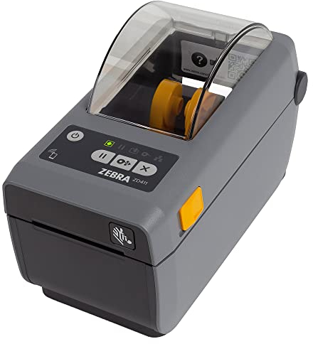 Zebra ZD411d Drucker mit Abreißkante - 203 DPI - Thermodirekt - 56 mm max. Druckbreite, Bluetooth, USB, USB-Host, WLAN Schnittstellen (ZD4A022-D0EW02EZ)