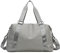 FANDARE Ultraleicht Reisetaschen Handgepäck Sporttasche für Damen und Herren Schultertasche Übernachtung Sporttasche Weekender Kliniktasche Handtaschen Schwimmtasche Trainingstasche Grau
