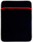 ADNET Housse réversible pour ordinateur portable 15 Noir et rouge Pour ordinateurs portables Dell, HP, Acer, Lenova, Apple, etc