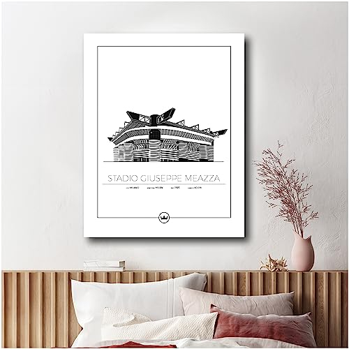 Sverigemotiv.se English Premier League Arena Posters (A.C. Milan - San Siro, 50x70 cm)