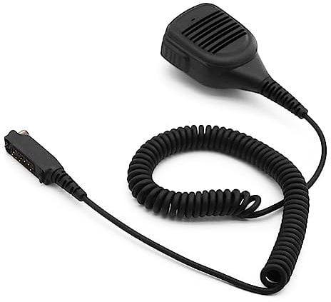 SUNDELY® Microphone for Radio Sepura STP8000 STP9000 STP9038 SBP8300 SC20 SCP8300 SEP8000 STP8100 STP9200 Walkie Talkie Hand Shoulder Lapel Speaker Mic with Headphone Port