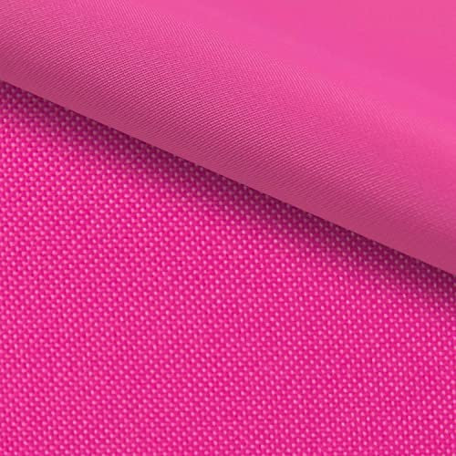 PINaPIN Wasserdichter Polyesterstoff 100% Polyester Stoffe meterware zum nähen Gartenmöbel, Schirme, Vorhänge für Garten KODURA 100x150 cm (Bonbonrosa)