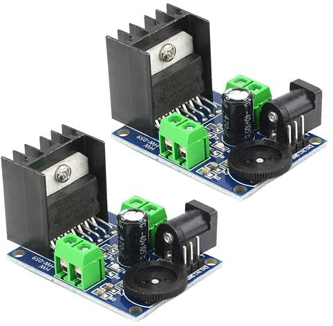 BGTXINGI 2PCS TDA7297 Zweikanaliges digitales Audio-Leistungsverstärkerkartenmodul Stromeingangsmodus 4-8 Ohm 10-50 W Lautsprecher Audioverstärkermodul-Konverter