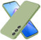 EASSGU Custodia per Samsung Galaxy A55 5G (6.5 Inches), Cover Morbida in Silicone TPU - Verde Matcha