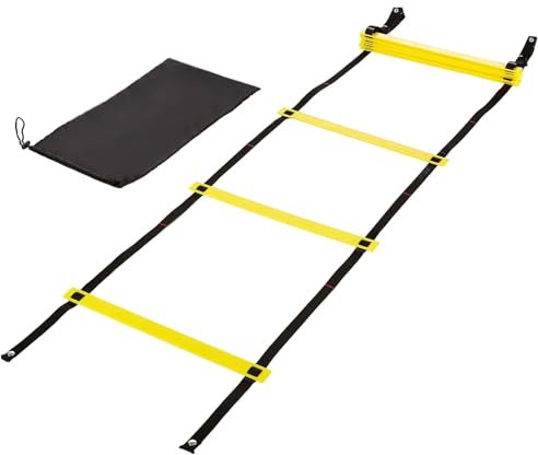 AyeVision Speed Ladders Agility Training Ladders 6M with Carrying Bag 12 Rung for Soccer Football Speed Training