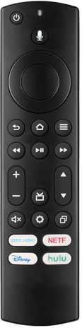 Replacement Voice Remote Control for All Insignia/Toshiba/Pioneer Smart TVs, Compatible with TV Stick, TV Cube
