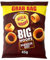 Big Hoops BBQ Beef Grab Bag 45g X 3 Pack, Cooked with 100% Sunflower Oil, No MSG, No Artificial Flavours or Colours, Suitable for Vegetarians