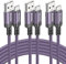 USB Typ C Kabel, [3Pack1M 1M 2M] Typ C Ladekabel, USB C Schnellladekabel für Samsung Galaxy S23 S22 S21 S20 S10 S9 S8 Plus,Note 20/10/9/8,M31 M30s M20,A72 A71 A70 A52 A51 A50,Huawei P60/50/40/30