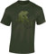 Baddery Fahrrad T-Shirt Herren : Forest Ride - MTB Mountainbike Shirt (Army M)