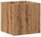 vidaXL Pflanzgefäß Artisan-Eiche 40x40x40 cm Holzwerkstoff, Blumenkasten, Pflanztopf, Pflanzkübel, Blumentopf, Pflanzkasten, Pflanzkasten quadratisch