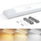 Royana 30CM LED Feuchtraumleuchte, 10W 1000LM LED Röhre Dimmbar Leuchte, 3000K/4000K/6000K LED Röhrenlampe, IP54 Wasserfest LED Deckenleuchte für Badzimmer Wohnzimmer Werkstatt Küche Lager