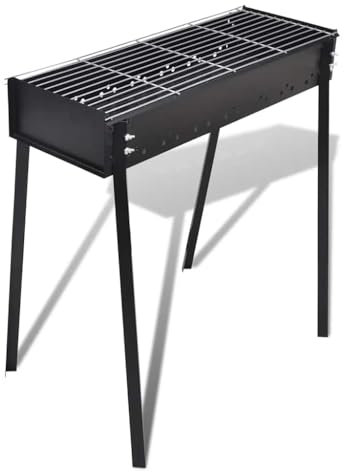 Furniture Item Home BBQ Stand Holzkohlegrill quadratisch 75 x 28 cm Möbel