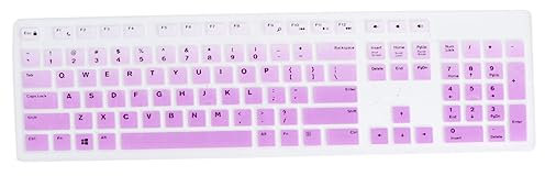 Gadpiparty Silicone Keyboard Skin Retro Keyboard Cover for for Long Nails