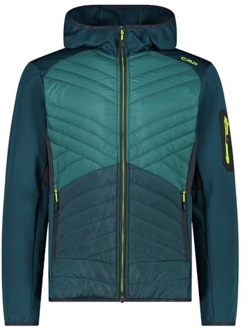 CMP Herren Hybrid Hoodie Jacke, alpine, 4XL
