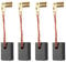 4 PCS CB-459/CB-460 Carbon Brushes Compatible with Makita GA4030 GA5030 GA4031 High-Density Motor Carbon Brush Electric Power Tools Replacement Motor Brushes Replacement Part for Electric Tools
