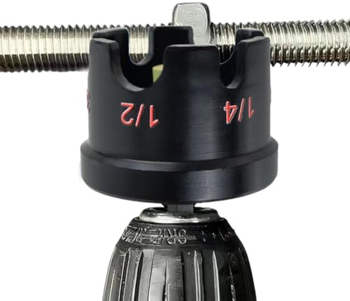 Nut Zipper - Fast Multi-Purpose Adapter,Metal Bolt Extractor Nut Runner,for Building Automotive Woodworking Household Electrical Work Electricians Technicians