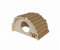 Elmato 10392 Hamsteriglu,Hamsterhaus,Mäusehaus mit Naturstäbe, 20x12x13 cm