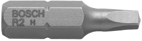 Bosch Professional Bit Extra-Hart für Innenvierkant-Schrauben (R1, Länge: 25 mm, 25 Stück)