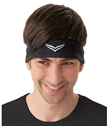 Trigema Herren 602007 Stirnband, Schwarz (schwarz 008), One Size (Herstellergröße: 900)