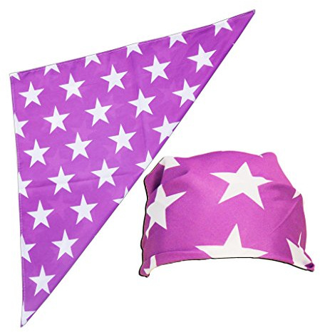 Costume Agent Macho Man Star Printed Kostüm Bandana (lila)