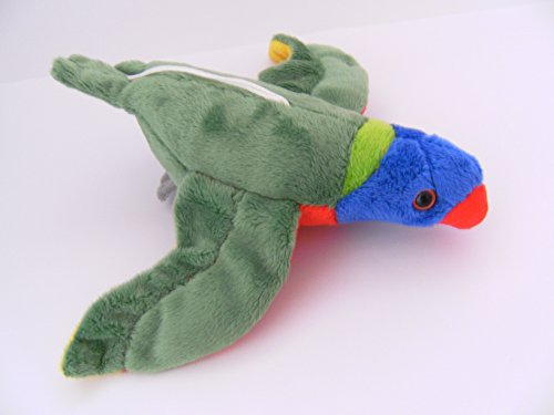 Unbekannt Stofftier Lori 25 cm, Kuscheltier Plüschtier Vogel Papagei