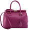 Borsa A Mano In Vera Pelle Colore Fucsia - Pelletteria Toscana Made In Italy - Borsa Donna