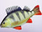 Gaby Kissen Fisch der Barsch 50 cm Kuschelfische Kuscheltie Kopfkissen Plüschtier