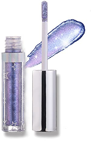 Lucoss Liquid Eyeshadow Glitzer Lidschatten Makeup Langlebige Shiny Glitter Wasserdicht Schimmer und Glanz Lidschatten-Aufkleber Metallic-Pigmente (A109)