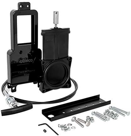 Camco Wohnmobil-/Camper-Abflussventil mit flexiblem Kabelverlängerungsset (72 Zoll/184 cm), Ventilöffnung (3 Zoll/7,6 cm), einfache Montage (39519)