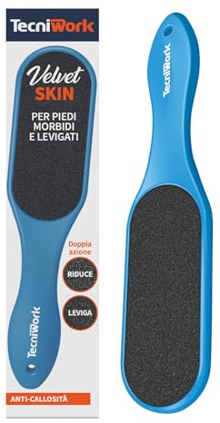 Velvet Skin - La raspa maxiformato per piedi soffici e levigati, naturalmente morbidi Celeste 1 pz