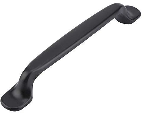 Fdit Sturdy Black Rustic Door Handle for Cabinet Wardrobe Drawer Cupboard Sliding Barn Door Handle Pull Gate Shed Door Pulls(2#)
