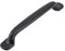 Fdit Sturdy Black Rustic Door Handle for Cabinet Wardrobe Drawer Cupboard Sliding Barn Door Handle Pull Gate Shed Door Pulls(2#)
