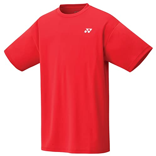 YONEX T-Shirt YM0023 Sunset Red M - Sport-Shirt für Tennis, Badminton und weitere Sportarten