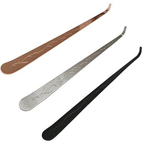 JIHUOO 3 Pcs Edelstahl Dochtdipper Docht Haken Kerzenlöscher Kerzen Zubehör zum Löschen von Kerzendochten