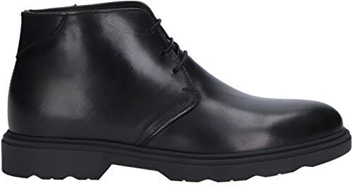 Valleverde Stivaletti Uomo 28831 in Pelle Nero Modello Casual. Una Calzatura Comoda Adatta per Tutte Le Occasioni. Autunno-Inverno 2021-2022.EU 44