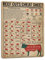PAIION Vintage Beef Butcher Guide Poster Essen Metallschilder von Rindfleisch Schnitte Division Diagramm Fleisch Kunst Restaurant Wanddekoration Küche Modernes Diagramm Wissensschild 30,5 x 40,6 cm