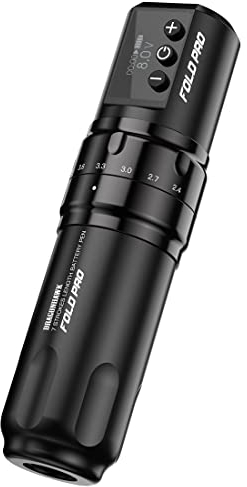 Dragonhawk Fold Pro Kabellose Tattoo Maschine Pen Batterie mit 7 Hübe 2.4-4.2mm tätowiermaschine 1500mAh Akku für professionelle Tätowierer