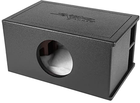 Skar Audio AR1X8V-SPL Single 8 SPL Series Universal Fit Armor Coated Ported Subwoofer Enclosure