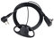 Kyrio Walkie Talkie - Auriculares en forma de D con micrófono PTT para seguridad policial compatible con Motorola GP68 GP88 GP300 CP040 DP1400 CT150 radio de 2 vías (paquete de 1)