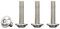Drenky Viti a Testa Bombata con Esagono Incassato e Flangia M5x25mm,20 Pezzi Bullone Meccanico Acciaio Inox A2 V2A Viti Completamente,Filettatura Completa Metrica