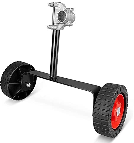Lawn Mower Support Wheel Adjustable Weed Trimmer Auxiliary Wheels 26mm-28mm Portable String Trimmer Wheel Mower for Weed Trimmer Grass Cutter Gas String Trimmer, Strimmer Attachments
