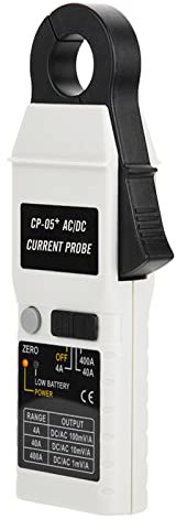 Sonda di Corrente a Pinza AC/DC, 200KHz 400a Multimetro a Pinza Amperometrica AC/DC Per Oscilloscopio 4A, 40A, 200A, 200-400a Gamma di Test