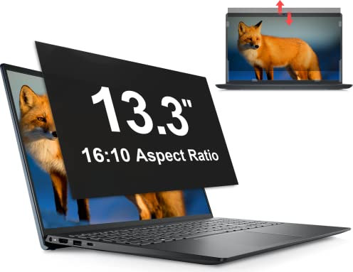 Filtre de Confidentialité 13.3 Pouces 16:10, Filtres d'écran pour Ordinateur Portable Compatible avec HP/Dell/Acer/Lenovo/Thinkpad/ASUS/Sony, Amovible Anti-Lumière Bleu Protection Ecran PC 16:10