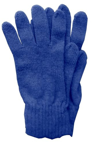 Mississhop 381 Strickmütze Kaschmir Beanie Mütze Slouch/XXL Schal/Handschuh Royalblau Einheitsgroesse Handschuhe