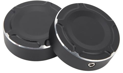 2 Pezzi Copri Tappo Superiore Stelo Forcella Anteriore per Moto Durevole Aspetto Delicato Copristelo Forcella Superiore Tappo Dado Asse Adatto per CMX 250 300 500 (Modello