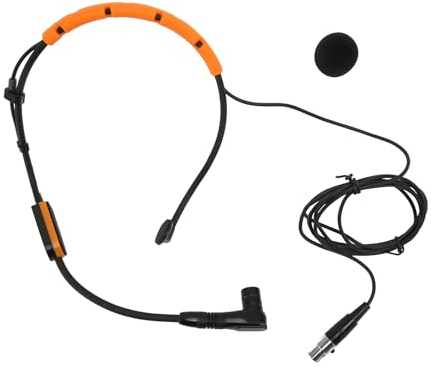 Fitness Headset Kondensatormikrofon, schweißfestes, Komfortables Mikrofon-Headset für PGA31 SM31 SM35, für Multi-Instrumentalisten und aktive Darsteller, Snap-Fit